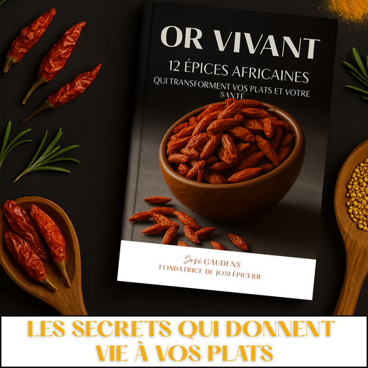 [EBOOK SEUL] OR VIVANT : 12 ÉPICES AFRICAINES QUI TRANSFORMENT VOS PLATS ET VOTRE SANTÉ (FR)